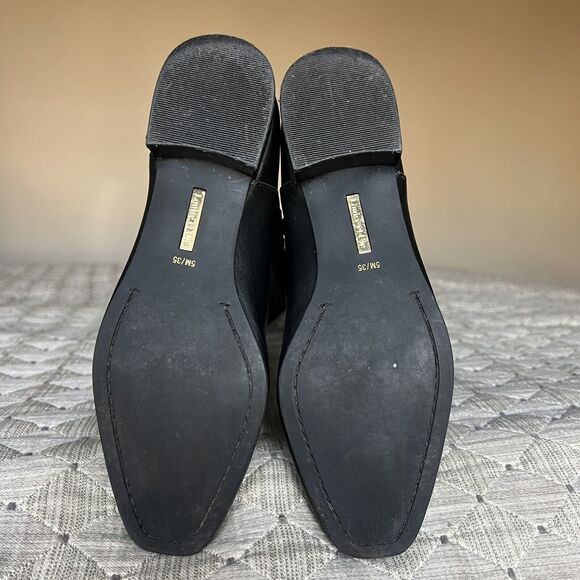 Louise et Cie Andora Black Leather Over the Knee Riding Boot Stretch Panel 5 M - Picture 15 of 16